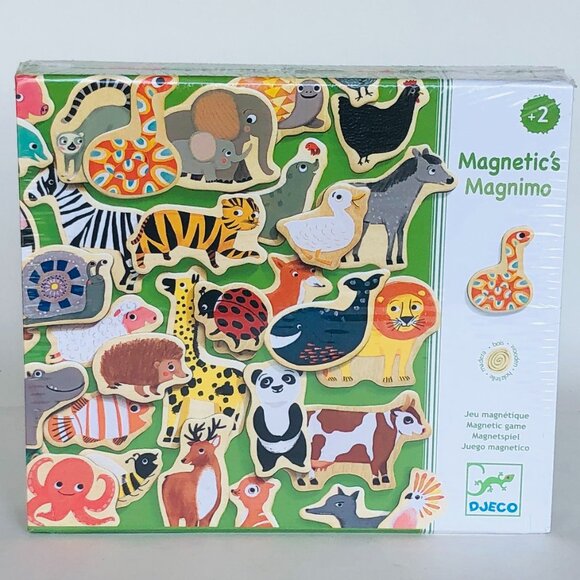 New Sealed Djeco Magnimo Wooden Magnetic Animals for 2 Years Plus - Picture 11 of 15